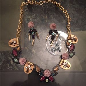 J Crew Necklace and Earrings Set
